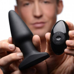 PLUG VIBRANT DROIT ROTATIF AVEC TELECOMMANDE RIMMERS