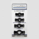 COCK-RING LOT DE 4 TITANMEN