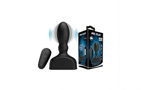 BUTT PLUG GONFLABLE VIBRANT EN SILICONE