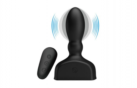 BUTT PLUG GONFLABLE VIBRANT EN SILICONE