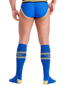 CHAUSSETTES FOOTBALL BLEU/JAUNE MR.B URBAN