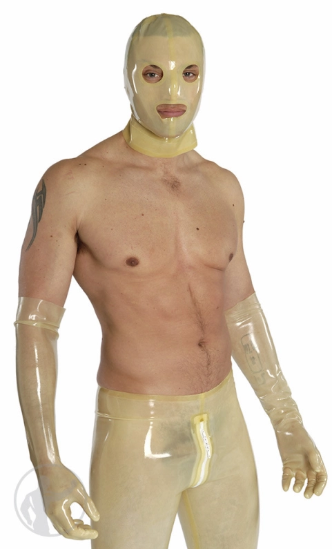 CAGOULE YEUX/BOUCHE OPEN ZIP WHITE