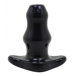 PLUG CREUX EN VINYLE NOIR "TUNNEL" MEDIUM