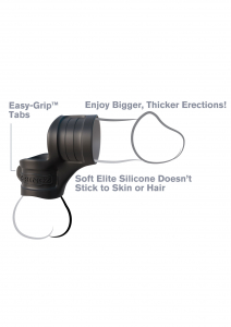 MR BIG COCKRING & BALL STRETCHER SILICONE NOIR