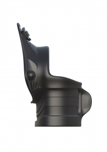 ROCK HARD COCKRING & BALL STRETCHER SILICONE NOIR