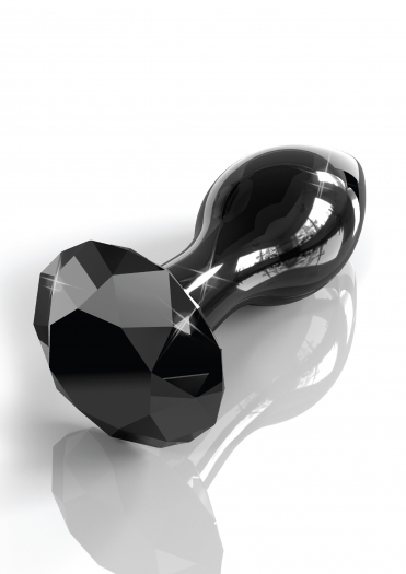 BIJOU BUTT PLUG NOIR PLEXI