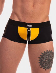 BOXER "MIJAIL" NOIR/JAUNE BARCODE