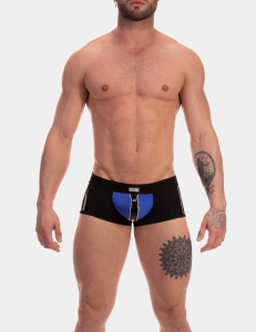BOXER "MIJAIL" NOIR/JAUNE BARCODE
