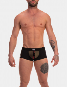 BOXER "MIJAIL" NOIR/GRIS BARCODE