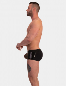 BOXER "MIJAIL" NOIR/GRIS BARCODE