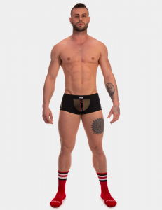 BOXER "MIJAIL" NOIR/GRIS BARCODE