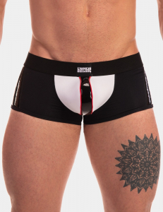 BOXER "MIJAIL" NOIR/BLANC/ROUGE BARCODE