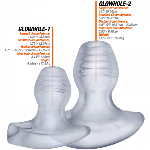 PLUG PERCE OXBALLS GLOWHOLE LED 1