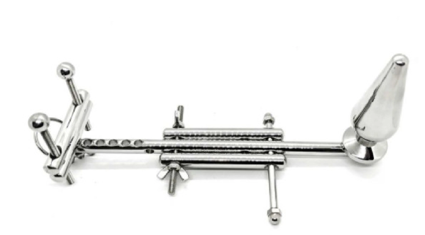 BUTT PLUG ACIER ET BALL-STRETCHER