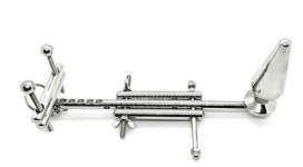 BUTT PLUG ACIER ET BALL-STRETCHER