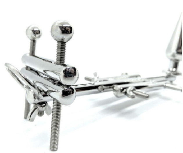 BUTT PLUG ACIER ET BALL-STRETCHER