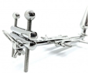 BUTT PLUG ACIER ET BALL-STRETCHER