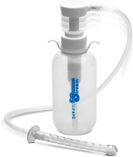 CLEANSTREAM PUMP ACTION ENEMA BOTTLE WITH NOZZLE