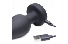 BUTTPLUG ELECTRIQUE VIBRANT TÉLÉCOMMANDÉ