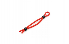 COCKRING LACET ROUGE DOUBLE