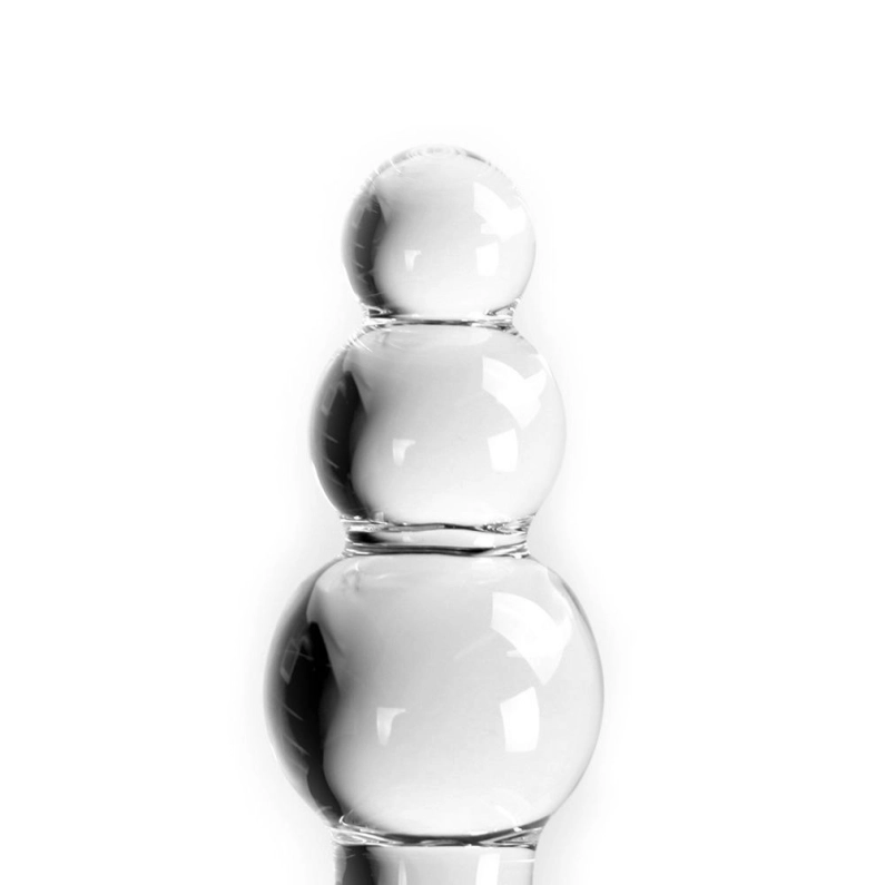 GODE VERRE BUTT PLUG 3 BOULES