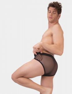 BRIEF MESH TORM NOIR