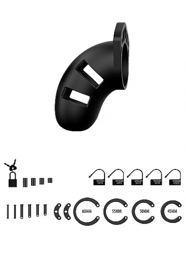 CAGE CHASTETE M20 SILICONE NOIR