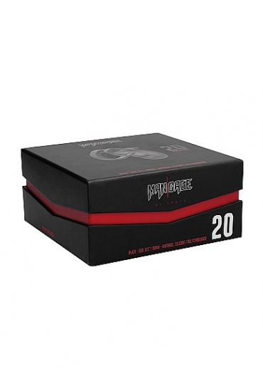 CAGE CHASTETE M20 SILICONE NOIR