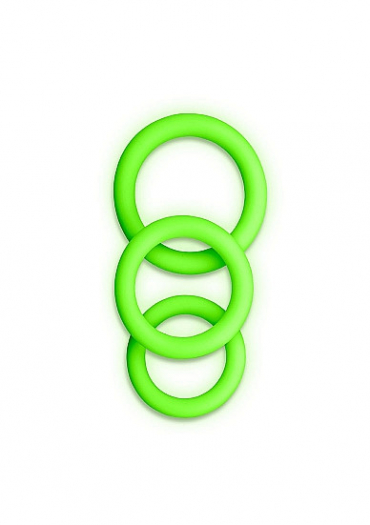 SET DE 3 COCKRINGS – PHOSPHORESCENT