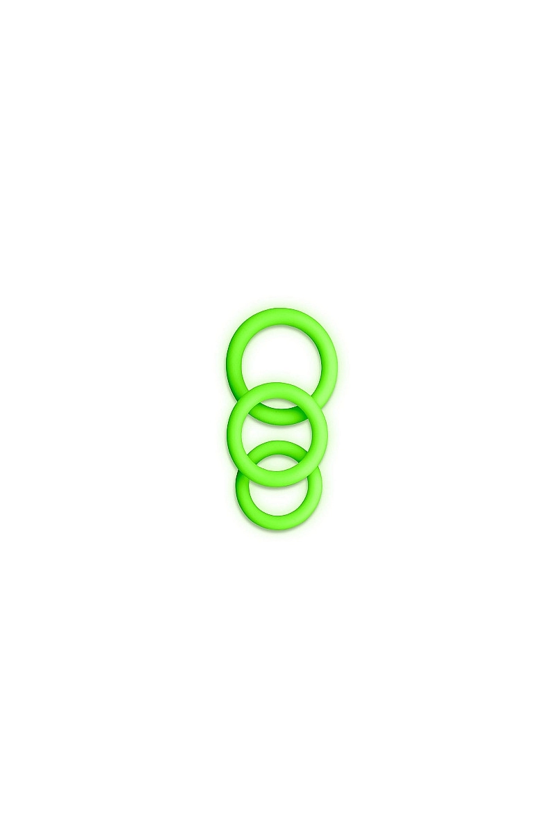 SET DE 3 COCKRINGS – PHOSPHORESCENT
