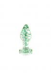 PETIT BUTT PLUG EN VERRE PHOSPHORESCENT