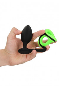 COCKSLING ET BUTTPLUG BOULES FLUO