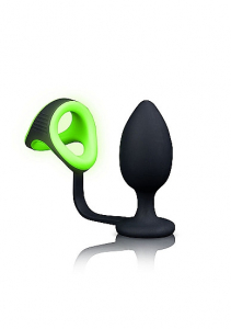 COCKSLING ET BUTTPLUG BOULES FLUO