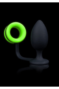 COCKRING ET BUTTPLUG SIMPLE FLUO