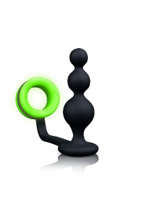 COCKRING ET BUTTPLUG BOULES FLUO