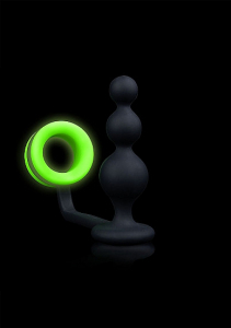 COCKRING ET BUTTPLUG BOULES FLUO