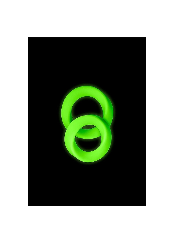 SET DE 2 COCKRINGS PHOSPHORESCENTS