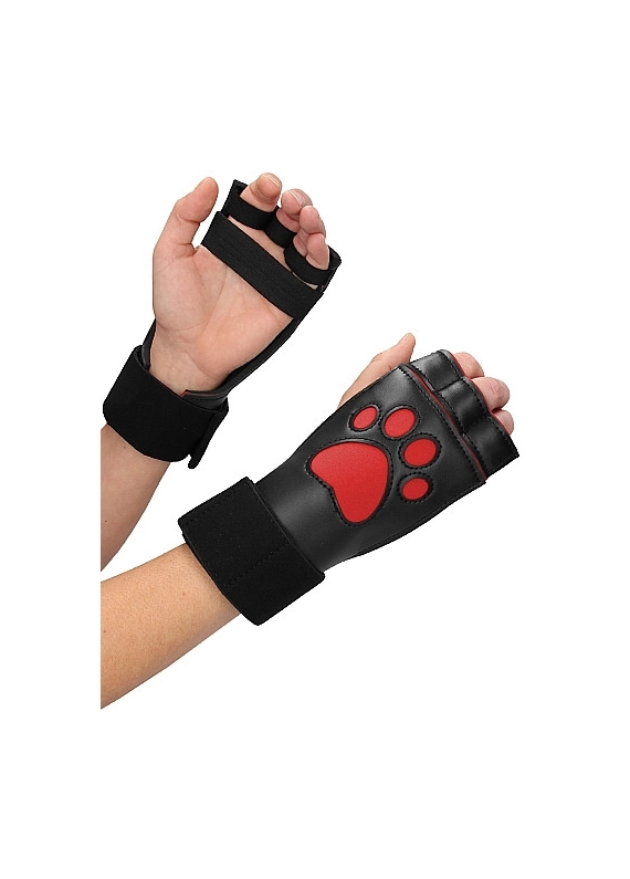 MITAINES PUPPY NEOPRENE ROUGE