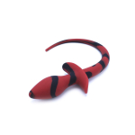 PLUG QUEUE DE CHIEN EN SILICONE DE COULEUR