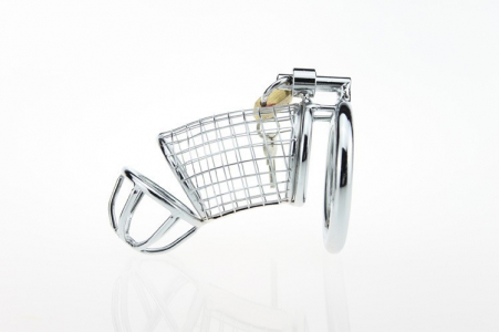 CAGE CHASTETÉ COURBÉE GRILLAGÉE