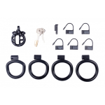 CAGE CHASTETE LYFY TRES COURTE NOIRE