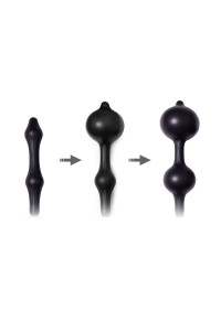 BUTT PLUG AVEC POIGNEE GONFLABLE SILICONE