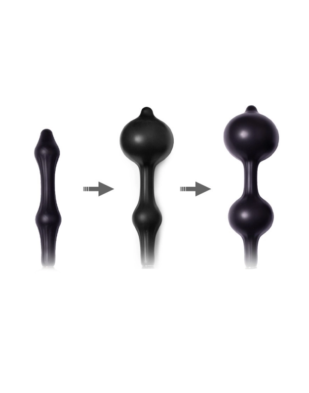 BUTT PLUG AVEC POIGNEE GONFLABLE SILICONE