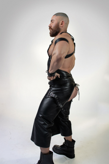 TABLIER CHAPS HARNAIS CUIR