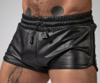 SHORT CUIR IEM BOXER AVEC LISERÉ