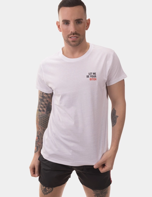 TEE SHIRT BARCODE BERLIN LET ME BE YOUR BITCH