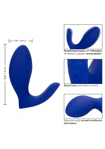 BUTT PLUG PROSTATE RIMMING VIBRO ADMIRAL