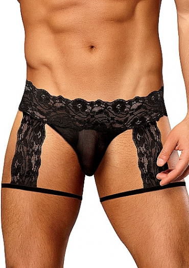 CROTCHLESS LACE PANTIE