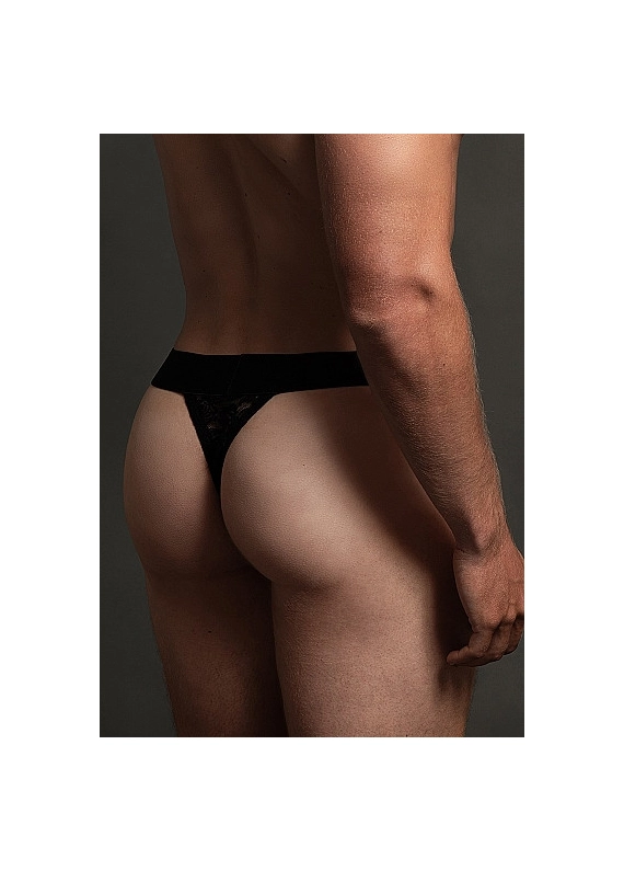 THONG RESILLE NOIR