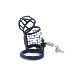 CAGE CHASTETÉ COURBÉE GRILLAGÉE